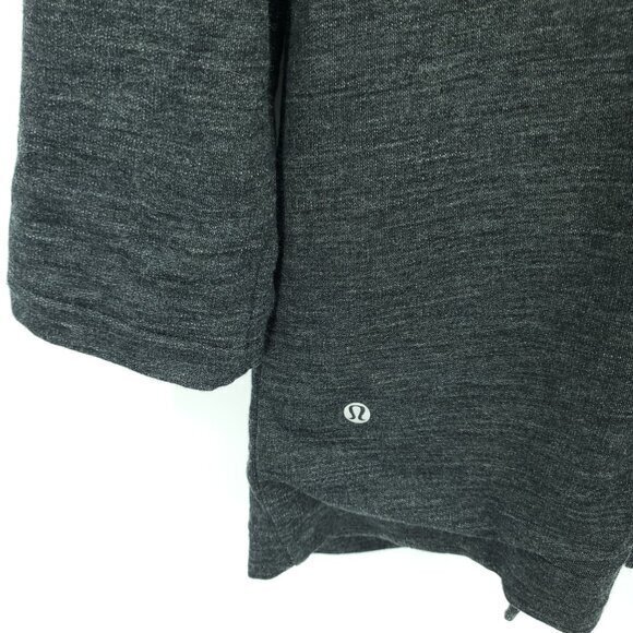 Lululemon Merino Wool Clutch Jacket/Coat 8 Black/Gray - Picture 15 of 16